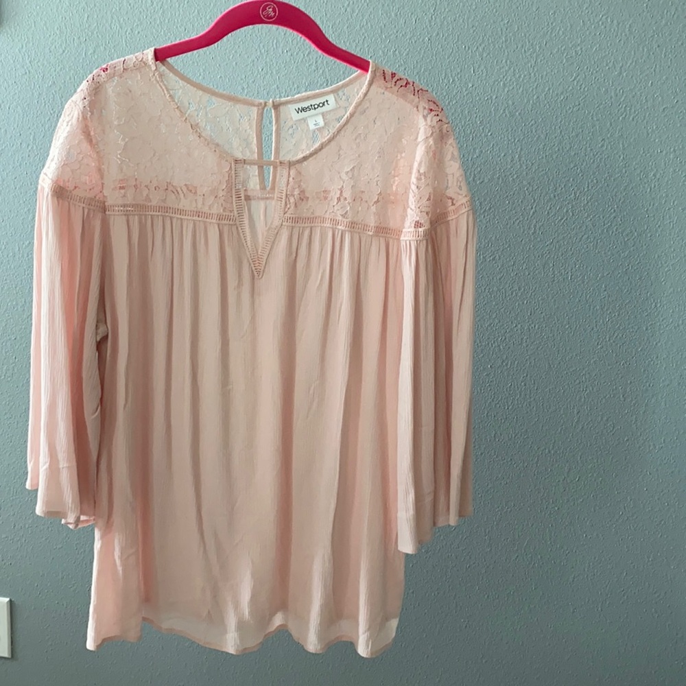 3/4 sleeve Lace Blouse